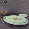 Service de table en porcelaine jaune vert moyen-orient