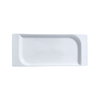 Assiette à dîner en porcelaine assiette rectangulaire volante 13,25 pouces taille (cm) LWH: 33,7*19,2*2,7