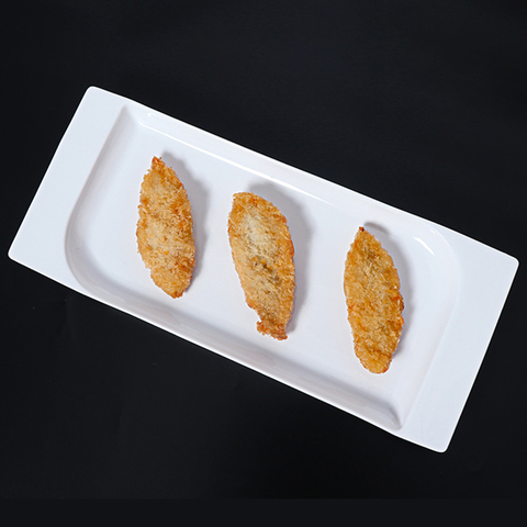 Assiette à dîner en porcelaine assiette rectangulaire volante 13,25 pouces taille (cm) LWH: 33,7*19,2*2,7