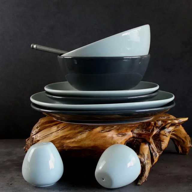 Ensemble de bols et assiettes en porcelaine irrégulière, pour la maison coréenne et la Table des restaurants