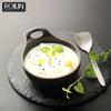 Petits plats à crème, soucoupe en céramique, bol en porcelaine RROLLIN, vaisselle