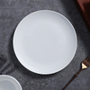 Ensemble d'assiettes personnalisé, forme Unique, fournisseur OEM chinois, prix d'usine, ensemble de vaisselle blanche