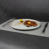Assiette à Steak de restaurants, assiette à dîner en porcelaine, vaisselle de table