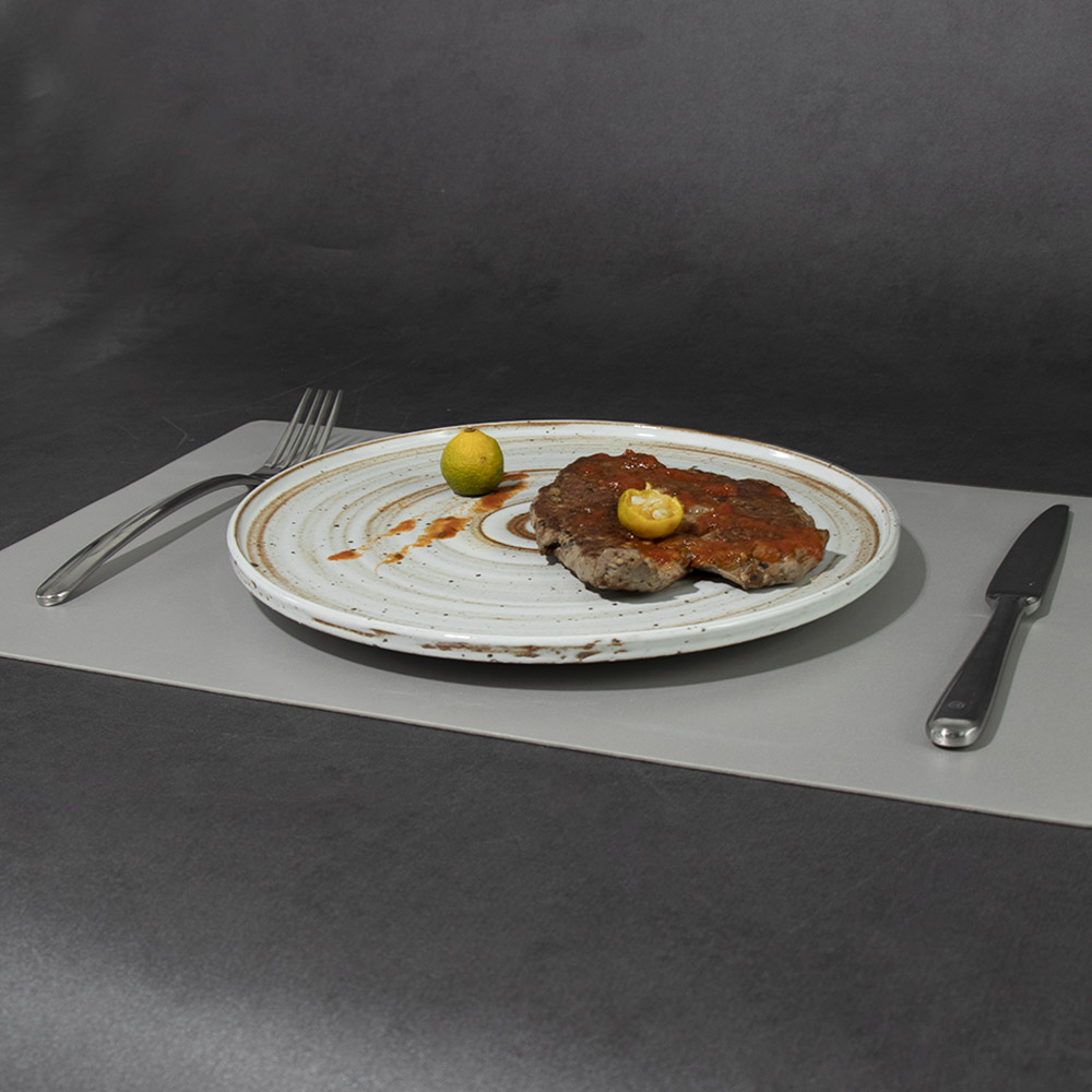 Assiette à Steak de restaurants, assiette à dîner en porcelaine, vaisselle de table