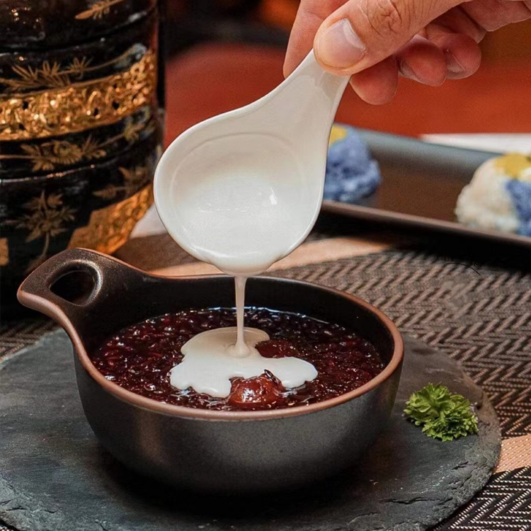 Petits plats à crème, soucoupe en céramique, bol en porcelaine RROLLIN, vaisselle