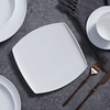 Ensemble d'assiettes personnalisé, forme Unique, fournisseur OEM chinois, prix d'usine, ensemble de vaisselle blanche