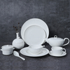 Assiettes en céramique de Restaurant, plats, vente en gros, assiettes de Restaurant, ensemble de vaisselle en porcelaine blanche