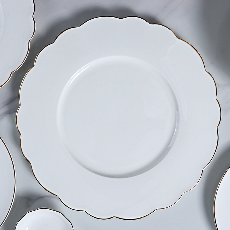 Vaisselle en porcelaine fine, ensembles de vaisselle de luxe