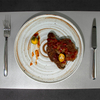 Assiette à Steak de restaurants, assiette à dîner en porcelaine, vaisselle de table