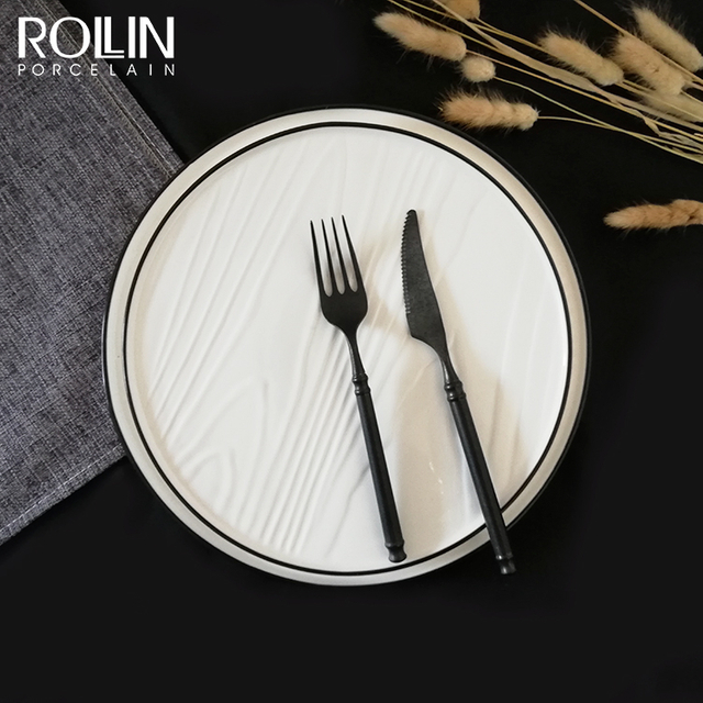 Assiettes en grès blanc pour artistes céramistes, meilleurs restaurants, pour de beaux plats