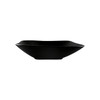 Assiette profonde carrée en porcelaine mate noire, bol carré de 1500ml, assiette de restaurant de 50 onces
