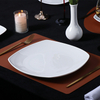 Plaque rectangulaire de restaurant de plat rectangulaire de haute qualité 10*4,5 pouces