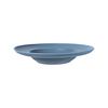 Assiette creuse ronde en porcelaine - Bleu royal