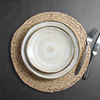 Service de vaisselle en porcelaine beige Service de table en céramique Chaozhou