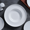 Assiette en porcelaine blanche très durable 10 pouces
