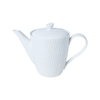 Théière à café en porcelaine blanche