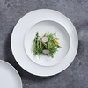 Service d'hospitalité Chaozhou vaisselle en céramique de forme irrégulière, assiettes de Restaurant modernes