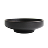 Assiette creuse en céramique noire, assiette à soupe en porcelaine, assiette à ragoût pour Restaurant