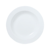 Fournisseur d'hôtel assiette à soupe Chaozhou usine de céramique assiettes en céramique blanche ronde assiette à soupe en porcelaine blanche pour Restaurant