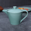 Pot en céramique, vente en gros, théière en porcelaine, service à café et à thé de 23 oz, pour café et hôtel