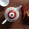 Ensemble de tasses en porcelaine tendre, tasse à thé et soucoupe en porcelaine fine de couleur rouge
