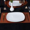 Plaque rectangulaire de restaurant de plat rectangulaire de haute qualité 10*4,5 pouces