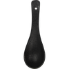 Cuillère en céramique de cuillère noire de porcelaine pour des restaurants