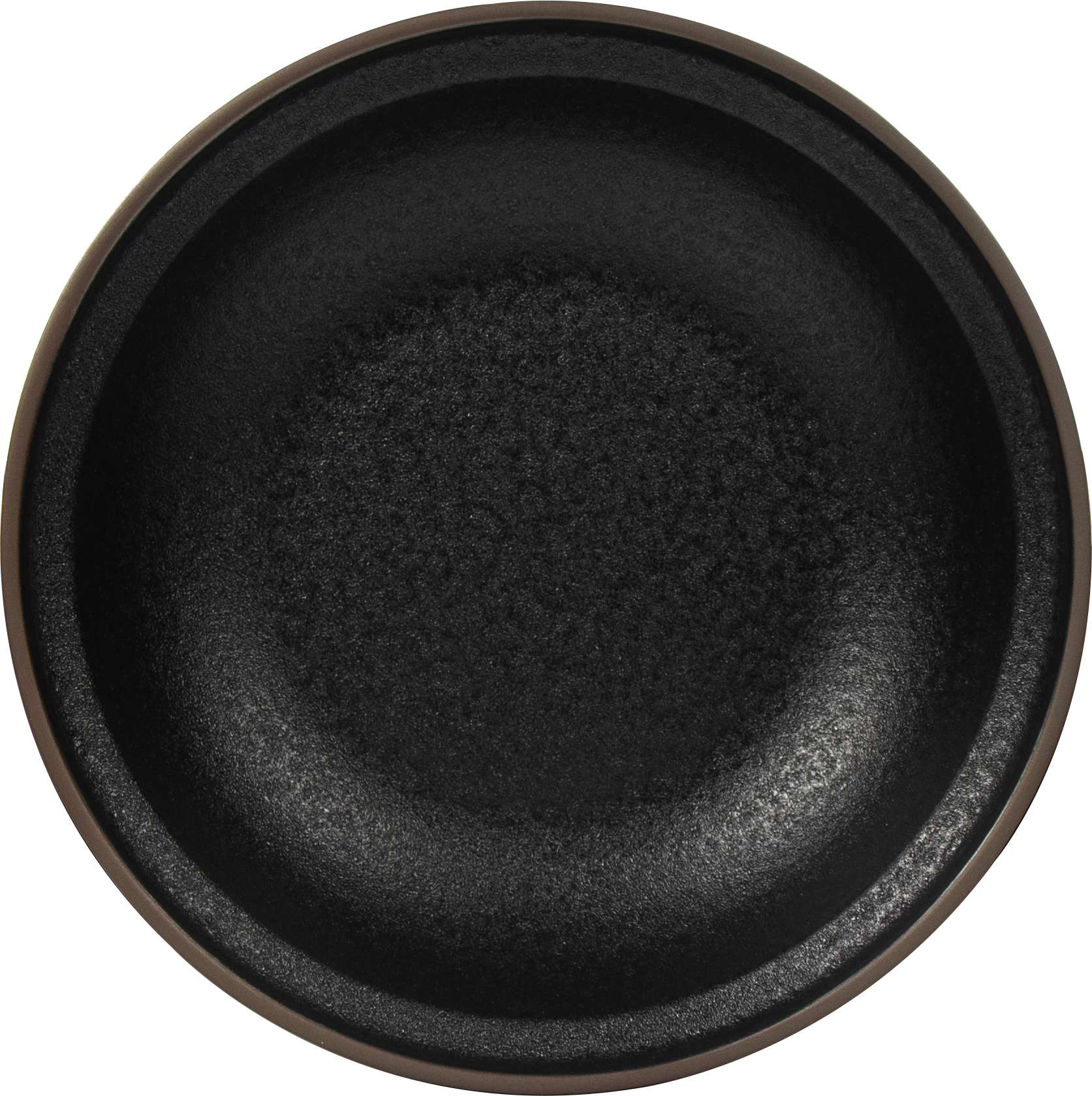 Assiette creuse en porcelaine avec couvercle GET TORTILLERO avec TAPA 19,7 CM noir 