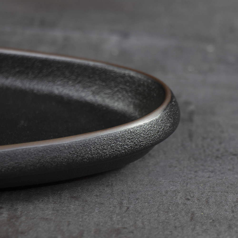 Assiette ovale durable en céramique, assiettes ovales en céramique sûres pour micro-ondes, vaisselle de restaurant d'hôtel, vente en gros