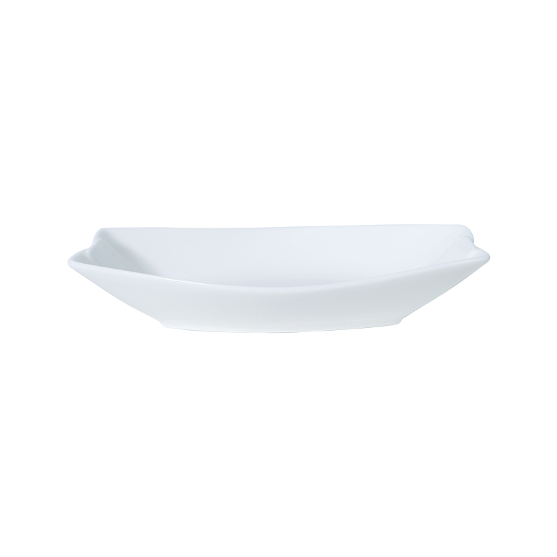 Chaozhou – assiette en céramique, assiette rectangulaire en porcelaine blanche pour Restaurant, vaisselle à Sushi, assiette longue