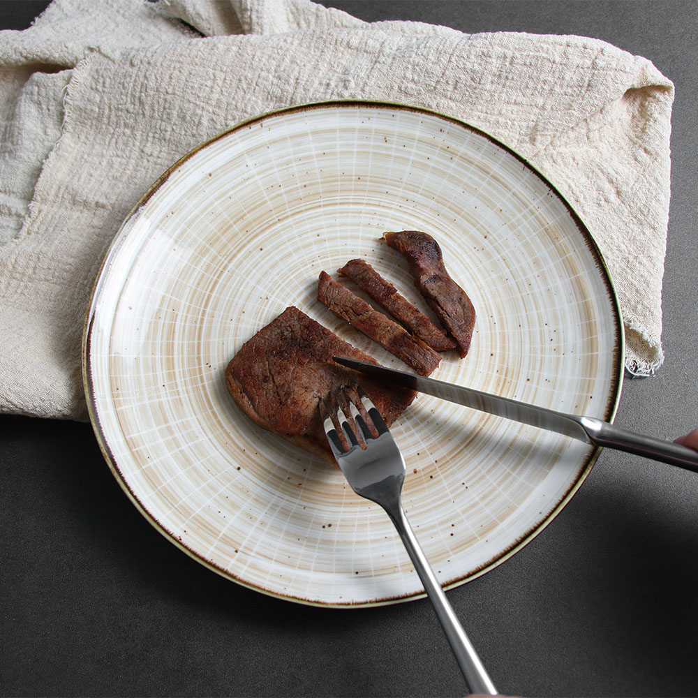 Meilleur ensemble d'assiettes à dîner ensemble de vaisselle de haute qualité, durable et élégant en porcelaine