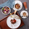 Ensembles de dîner en marbre et porcelaine, nouveau Style, service de vaisselle, bol à soupe à l'oignon pour Restaurant ou famille