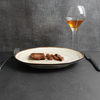 Service de vaisselle en porcelaine beige Service de table en céramique Chaozhou