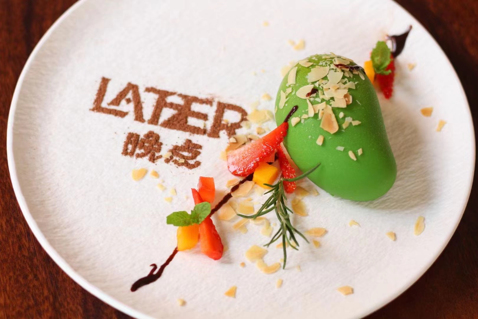 Assiette en céramique de recette de restaurant 10 pouces pour chef