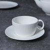 Ensemble d'assiettes personnalisé, forme Unique, fournisseur OEM chinois, prix d'usine, ensemble de vaisselle blanche