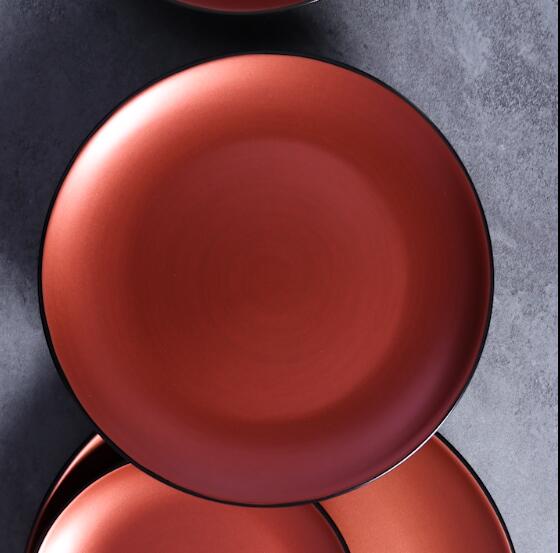 Assiette à dîner en porcelaine Copper Glow pour restaurants