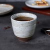Tasses à thé en céramique, tasse chinoise rustique, tasse droite en porcelaine