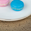 Assiette personnalisée en porcelaine blanche et noire avec bord doré 