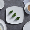 Ensemble d'assiettes personnalisé, forme Unique, fournisseur OEM chinois, prix d'usine, ensemble de vaisselle blanche