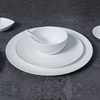 Ensemble d'assiettes personnalisé, forme Unique, fournisseur OEM chinois, prix d'usine, ensemble de vaisselle blanche