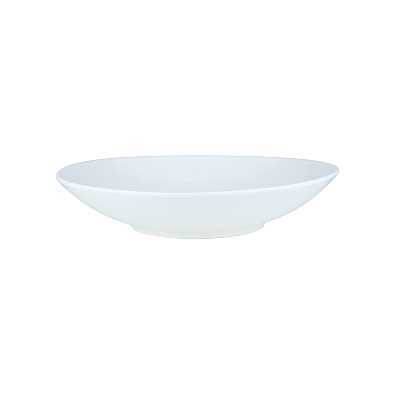 Bol à nouilles et salade de 35oz, bols en grès blanc, vaisselle en porcelaine de 1L, assiette alimentaire écologique, plats de Restaurant