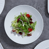 Bol à nouilles et salade de 35oz, bols en grès blanc, vaisselle en porcelaine de 1L, assiette alimentaire écologique, plats de Restaurant