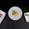 Assiette à pâtes en porcelaine blanche de 11,25 pouces, assiette creuse, vaisselle de restaurant