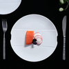 Assiette d'entrée ronde en céramique, vaisselle de Restaurant, assiette à dîner 10/12/14 pouces 
