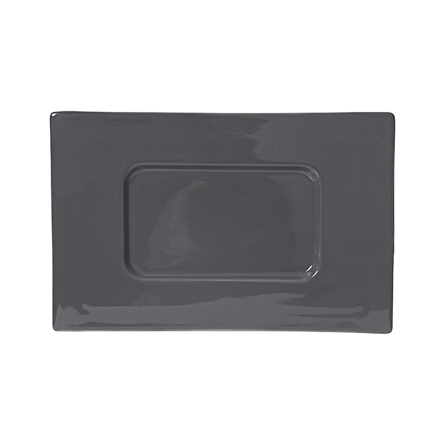 Prix ​​usine Sushi Platos Vajilla plateau noir plats rectangulaires assiettes pour Restaurant vaisselle plat assiette
