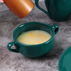 Bol à soupe de maïs en céramique-vert