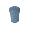 Salière moderne en porcelaine bleu royal