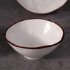 Vaisselle en porcelaine Bol artisanal moucheté Bol en céramique