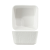 Bols empilables noirs et blancs Bols droits carrés - Porcelaine
