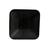 Assiette profonde carrée en porcelaine mate noire, bol carré de 1500ml, assiette de restaurant de 50 onces